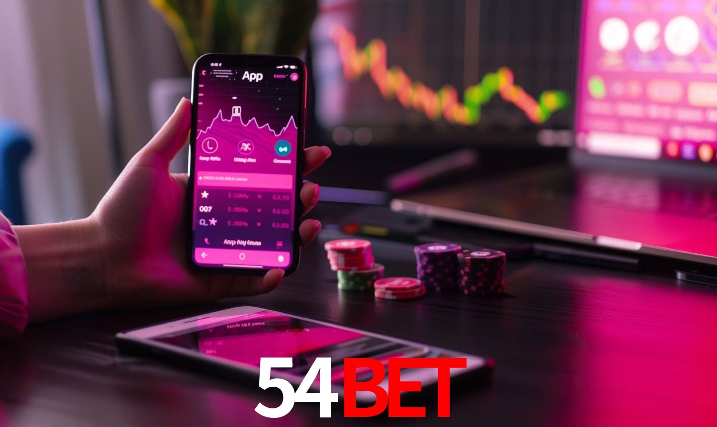Recursos Exclusivos do App 54BET - Modo Offline, Login Biométrico